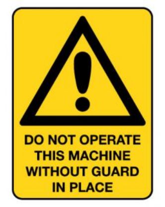 Picture of Prohibition Sign - Do Not Operate This Machine 300 x 225mm Sa