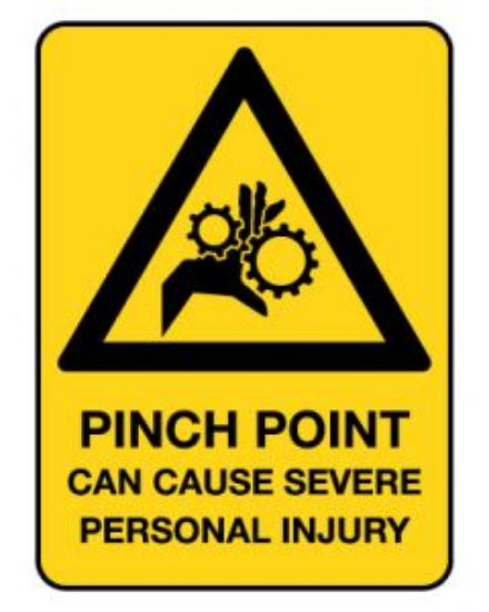 Picture of Prohibition Sign - Pinch Point 300 x 225mm Sa