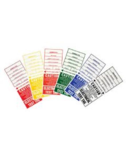 Picture of Appliance Test Tag - Mixed Colours 120 Pack