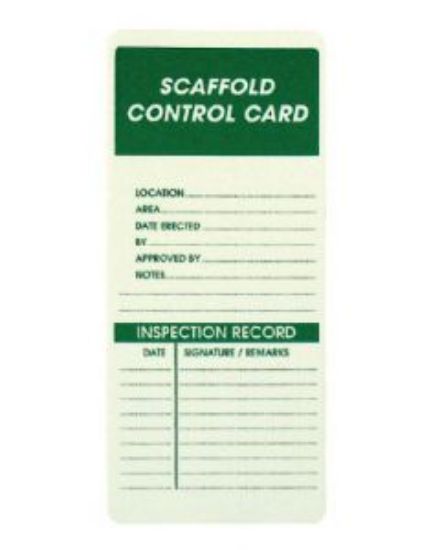 Picture of Scaffold Control Card