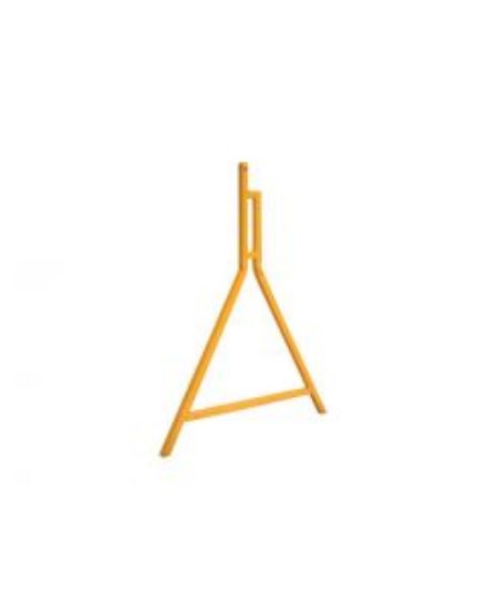 Picture of Barrier Board Stand Metal Yellow