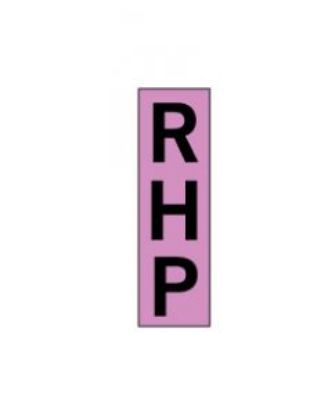 Picture of Pole Marker Sitcker RHP 250 x 75mm Reflective S/A Pk 5