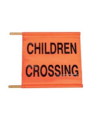 Picture of Regulatory Sign - R3-3A School Crossing Banner On Dowels Only
