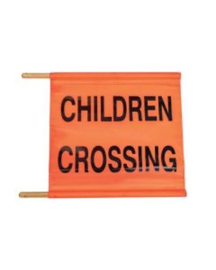 Picture of Regulatory Sign - R3-3A School Crossing Banner On Dowels Only