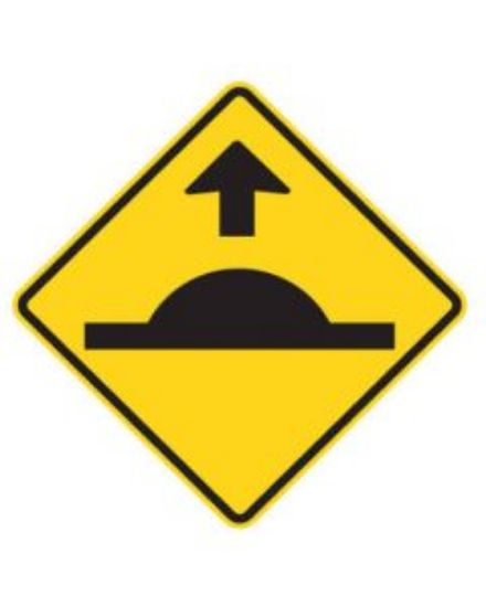 Picture of Warning Sign - Speed Hump Ahead 600 x 600mm