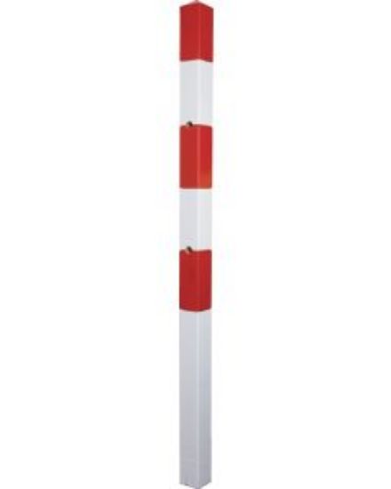 Picture of Children Crossing Post Set - Vertical Banner Post 2.4M White Only