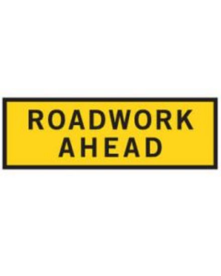 Picture of Boxed Edge Sign - Roadwork Ahead 1800 x 600mm
