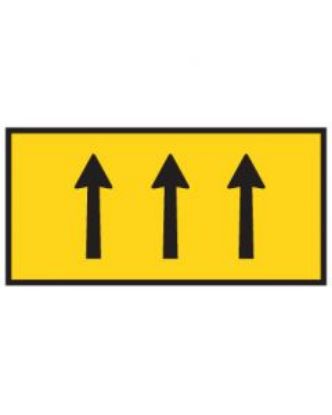 Picture of 3 Lane Status | Boxed Edge Road Sign 1800 x 900mm