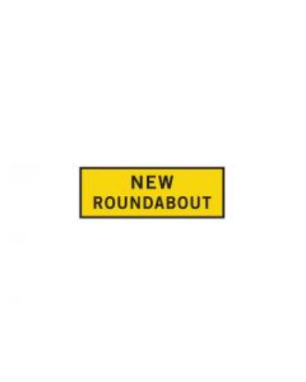 Picture of Boxed Edge Sign - New Roundabout 1800 x 600mm