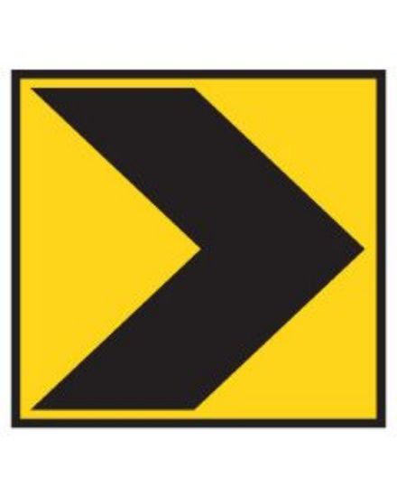 Picture of Boxed Edge Road Sign - CHEVRON 600x600mm