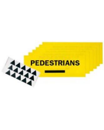 Picture of Pedestrian Arrow Direction Sign Kit - 600 x 225mm
