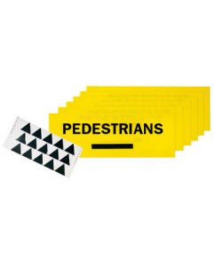 Picture of Pedestrian Arrow Direction Sign Kit - 600 x 225mm