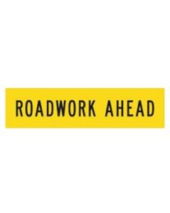 Picture of Roadwork Ahead Sign - Coreflute Class 1 1200 x 300mm