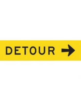 Picture of Detour Right Class 1 Coreflute 1200 x 300