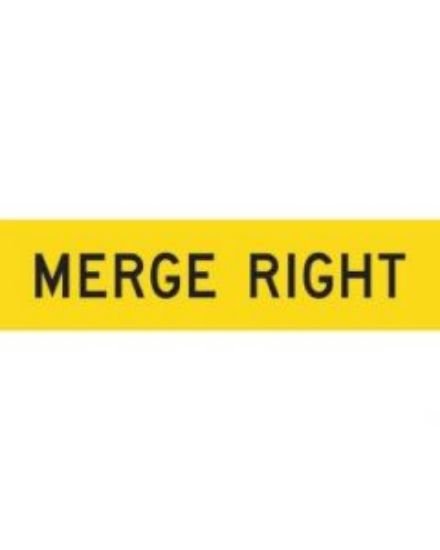 Picture of Merge Right Multi Message Sign 1200 x 300mm