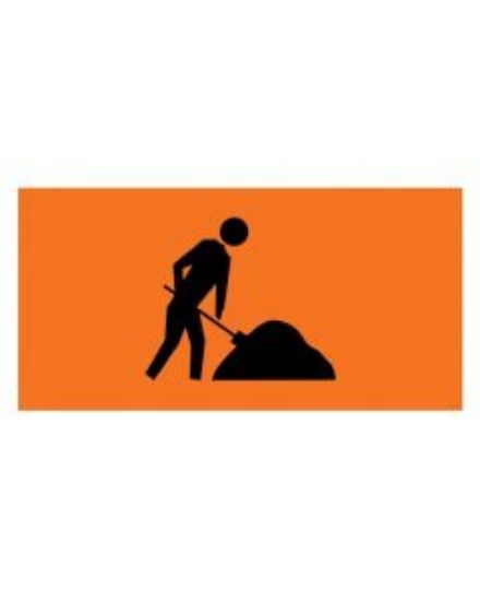 Picture of Worker pictogram (MMS-ADV-52B) WA Mutli Message Sign