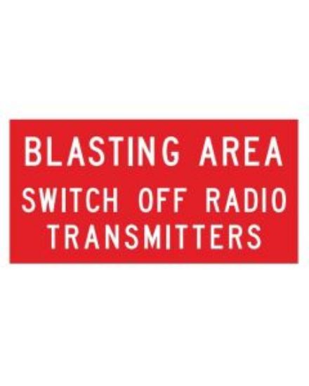 Picture of Blasting Area Switch Off Radio (MMS-ADV-6) WA Mutli Message Sign