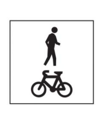 Picture of Shared Path 600 x 600 mm Multi Message Sign (WA)