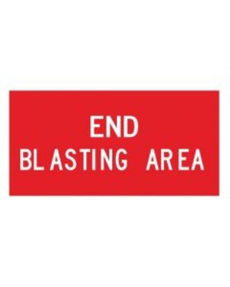 Picture of 1200 x 600 End Blasting Area Coreflute