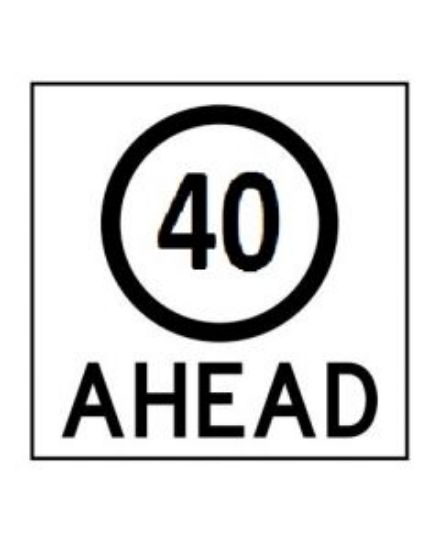 Picture of 40Km Ahead (MMS-ADV-3) WA Mutli Message Sign