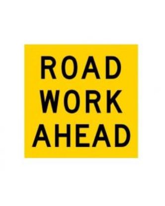 Picture of Road work ahead (MMS-ADV-38) WA Mutli Message Sign