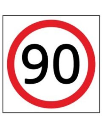 Picture of Speed Disc 90 Km | 600 x 600mm Multi Message Sign (WA only)