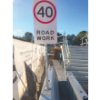 Picture of 40 Km/h Road Work Regulatory Sign - 450 x 900 mm