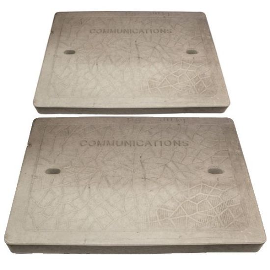 Picture of P6 Communication Concrete Pit Lid, Set of 2