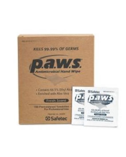 Picture of P.A.W.S. Anti Microbial Hand Wipes, 1000 Pack