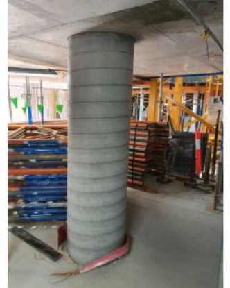 Picture of Consystex Standard Duty Column 250mm - Spiral Finish