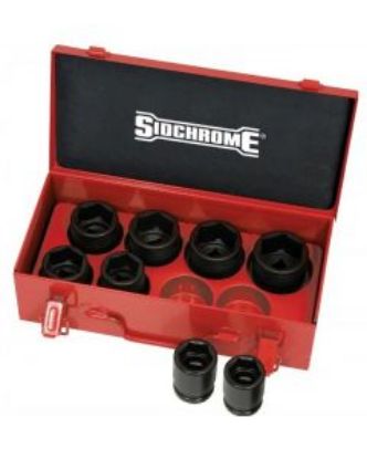 Picture of 8 Piece 3/4 Drive Long Impact Socket Set  Metric