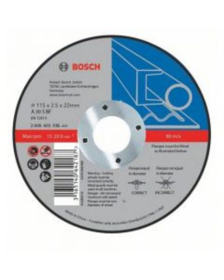 Picture of Bosch Metal Cut Off Wheel 115x2.5x22mm