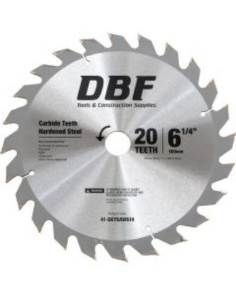 Picture of Circular Saw Wood Blade 6 1/4" 20 Tooth