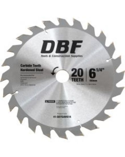 Picture of Circular Saw Wood Blade 6 1/4" 20 Tooth