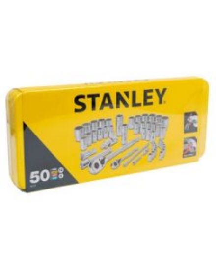 Picture of Stanley 50 pce 1/4 & 1/2 Metric & Imperial Socket Set