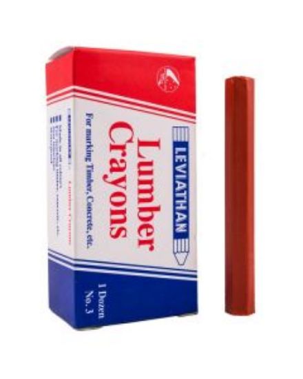 Picture of Leviathan Lumber Crayons D2 No. 3 Red