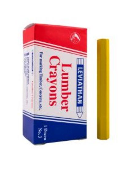 Picture of Leviathan Lumber Crayons D2 No. 3 Yellow