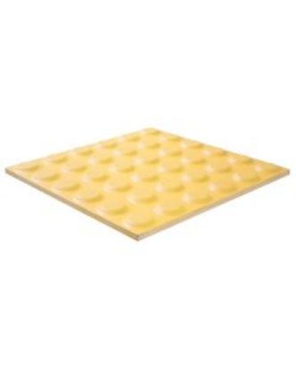 Picture of Yellow Porcelain Hazard TGSI Tactile Constructile 300mm X 300mm