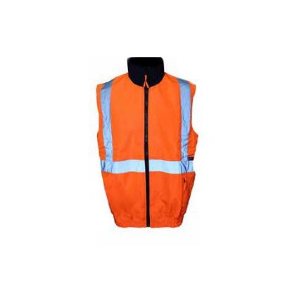 Picture of Reversible Hi-Vis Taped Vest, Vic Rail Standard