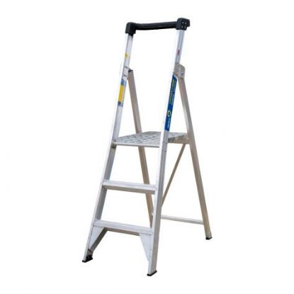 Picture of Aluminium Platform Ladder - 3 Step 0.9M