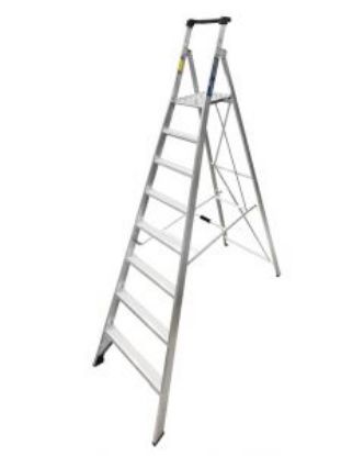 Picture of Aluminium Platform Ladder - 8 Step 2.4M