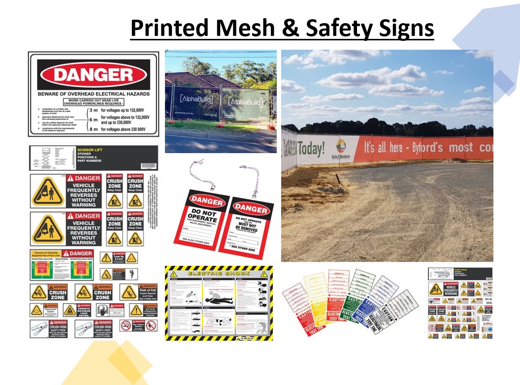 Picture for category Printed Mesh & Safety Signs