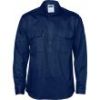 Picture of Long Sleeve Closed Front Cotton Drill Shirt DNC Work Wear