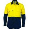 Picture of Hi-vis Two Tone Cotton Drill Shirt - Long Sleeve