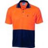 Picture of S/S M/Mesh Hi Vis Polo Shirt 2 Tone