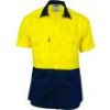 Picture of Short Sleeve Hi Vis Cotton Drill Shirt