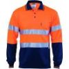 Picture of Long Sleeve Micromesh Polo Shirt with Reflective Tape