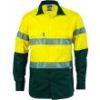 Picture of DNC Hi Vis Long sleeve Drill Shirt with Reflective Tape