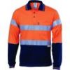 Picture of Hi-vis Long Sleeve Cool Breeze Cotton Polo Shirt