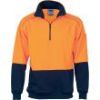 Picture of Hi Vis 1/2 Zip Reflective Piping Windcheater